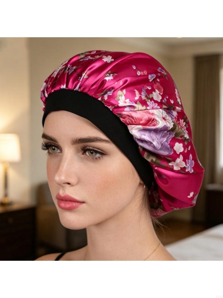 Hair Care Night Routine - Night Cap for Sleeping Smooth Bonnet,