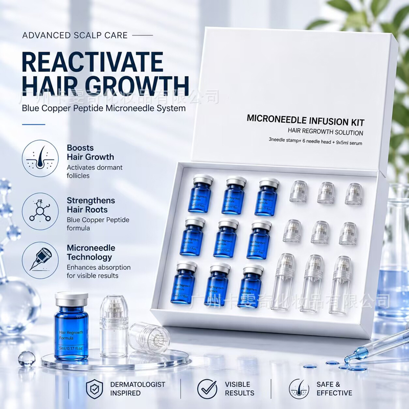 Hair Regrowth GHK-Cu AHK-CU Ki - огляд і ціна Hair Care Kit