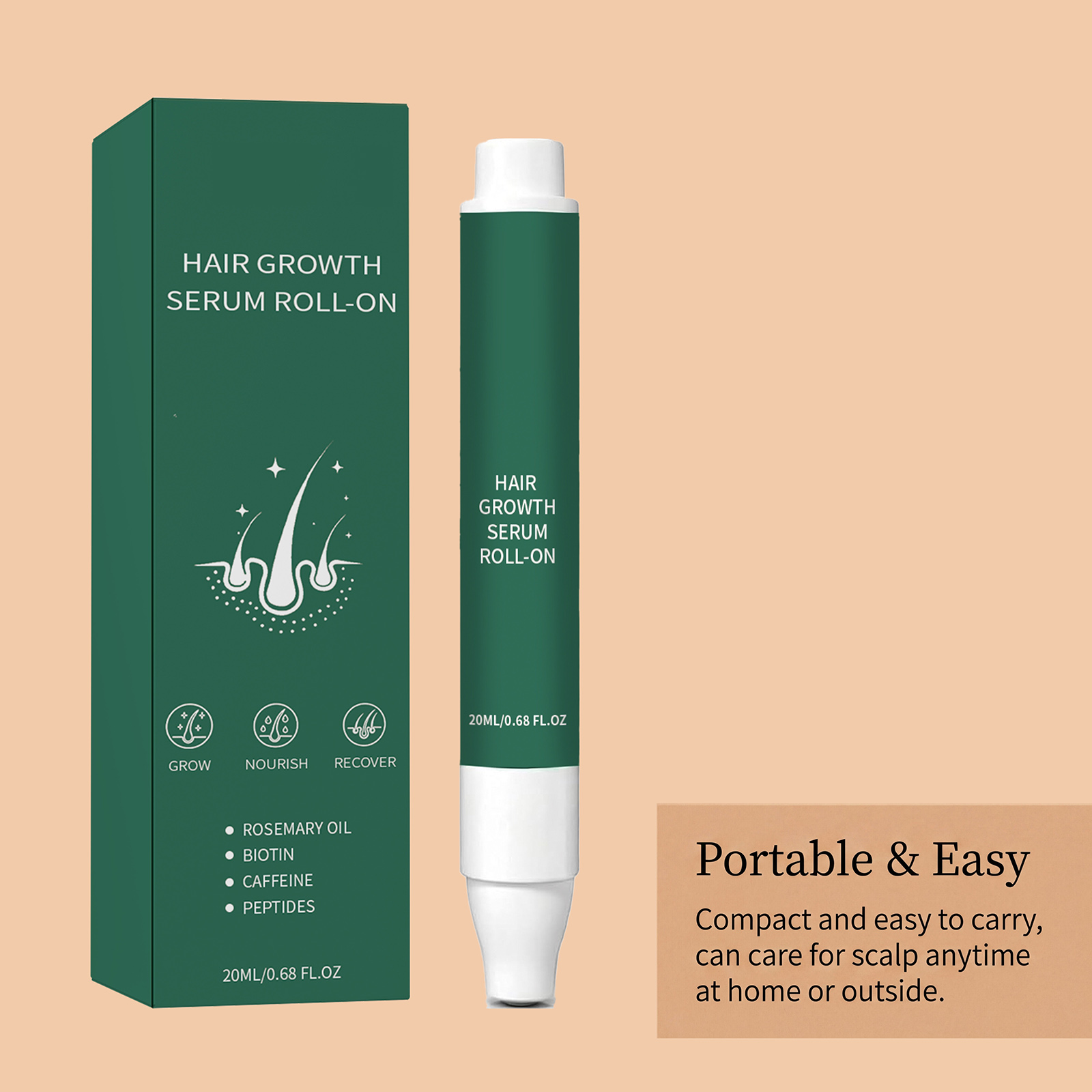 20ml Rosemary Oil Roll‑On Hair - огляд і ціна Hair Growth Serum Oil