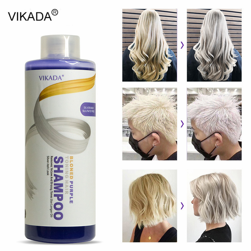 Vikada Blonde Purple Hair Sham - огляд і ціна Purple Toning Shampoo