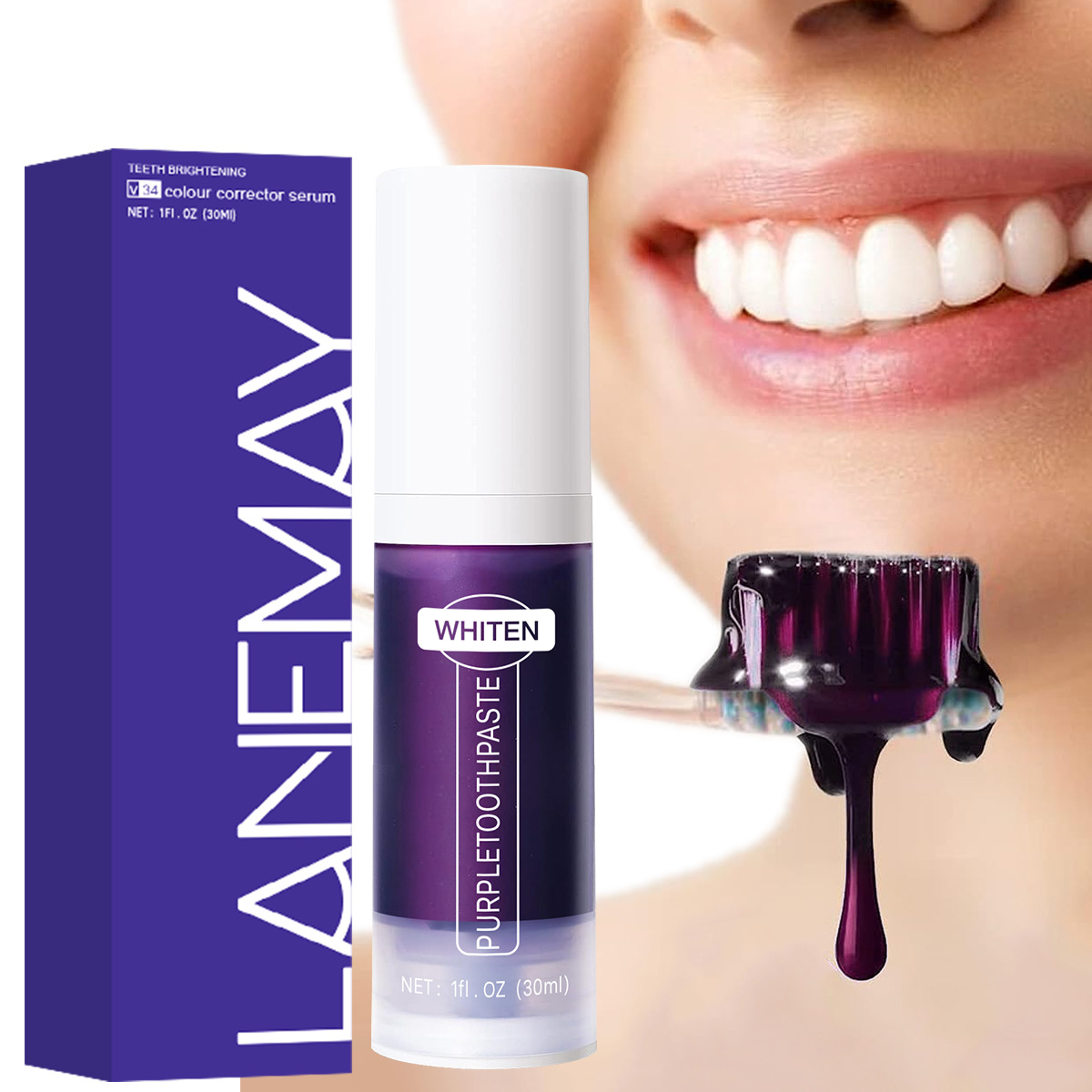 Purple Toothpaste Color Correc - огляд і ціна Purple Toning Shampoo