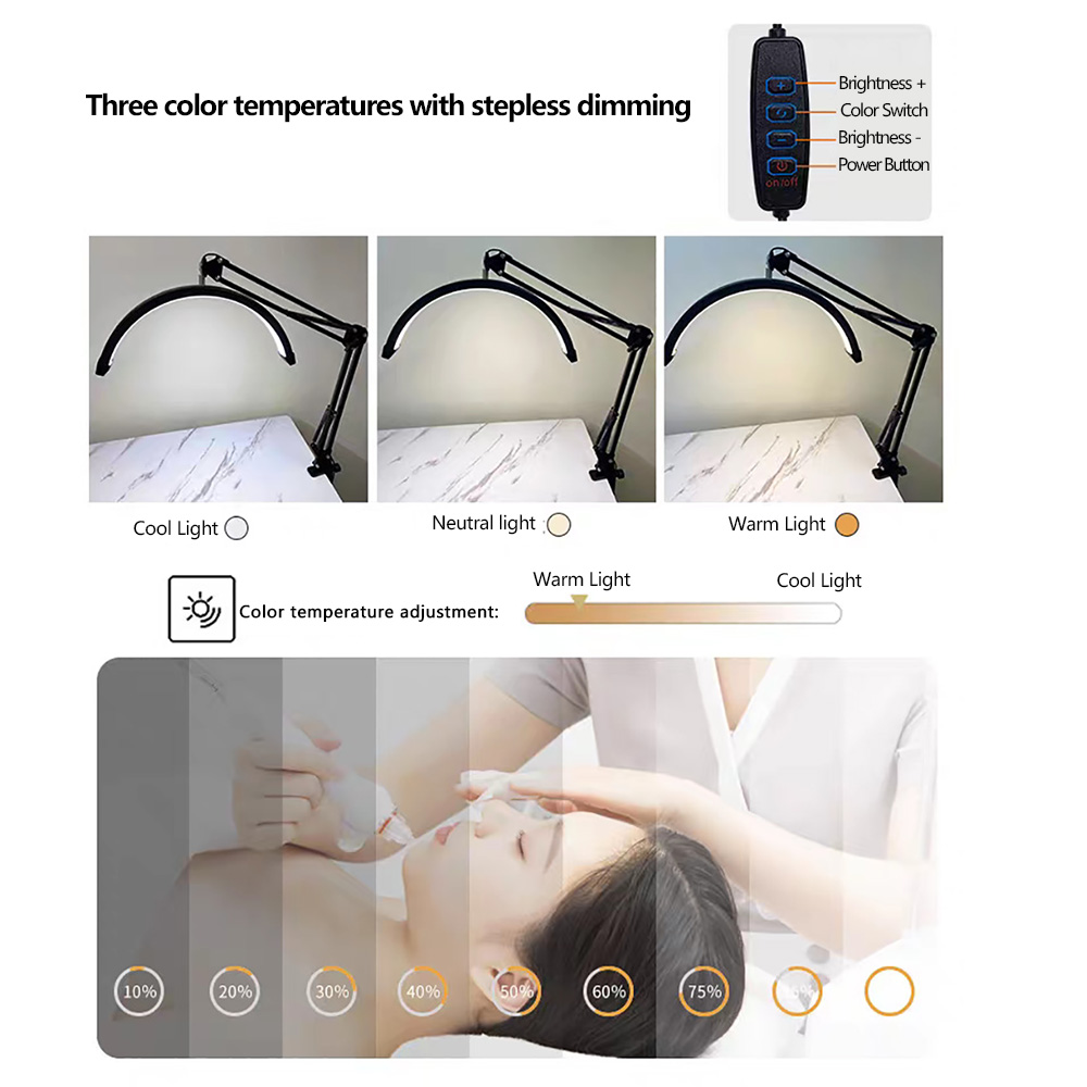 Clamp-on Fill Light Adjustable - огляд і ціна Hair Care Color