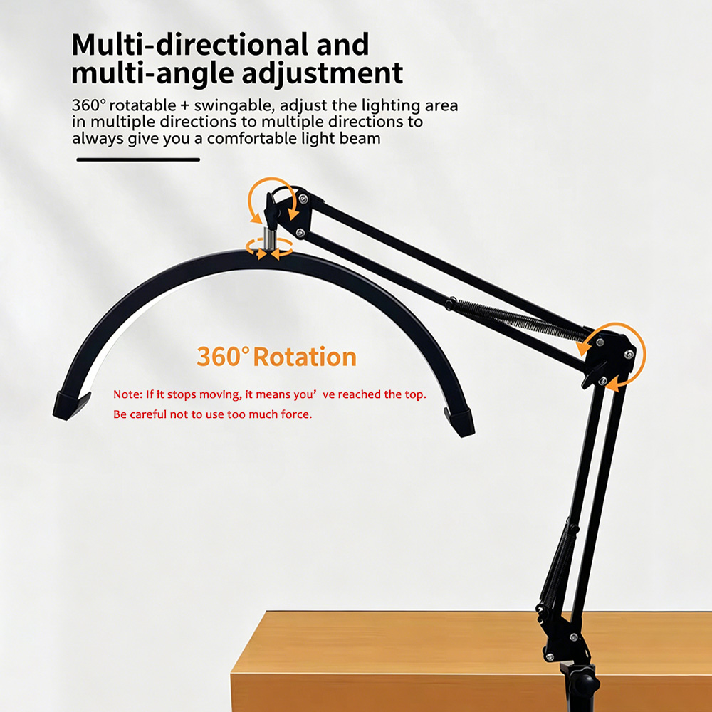 Clamp-on Fill Light Adjustable - огляд і ціна Hair Care Color