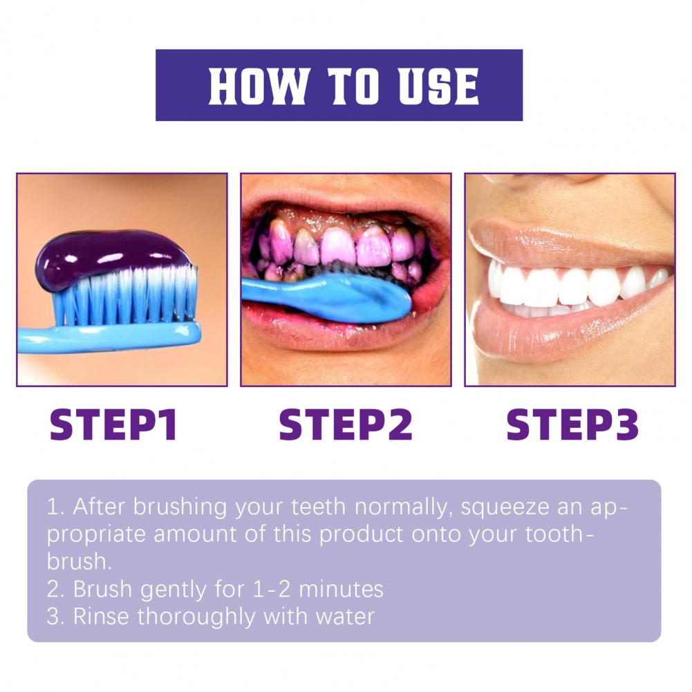 30ML Purple Blue Color Teeth W - огляд і ціна Purple Toning Shampoo
