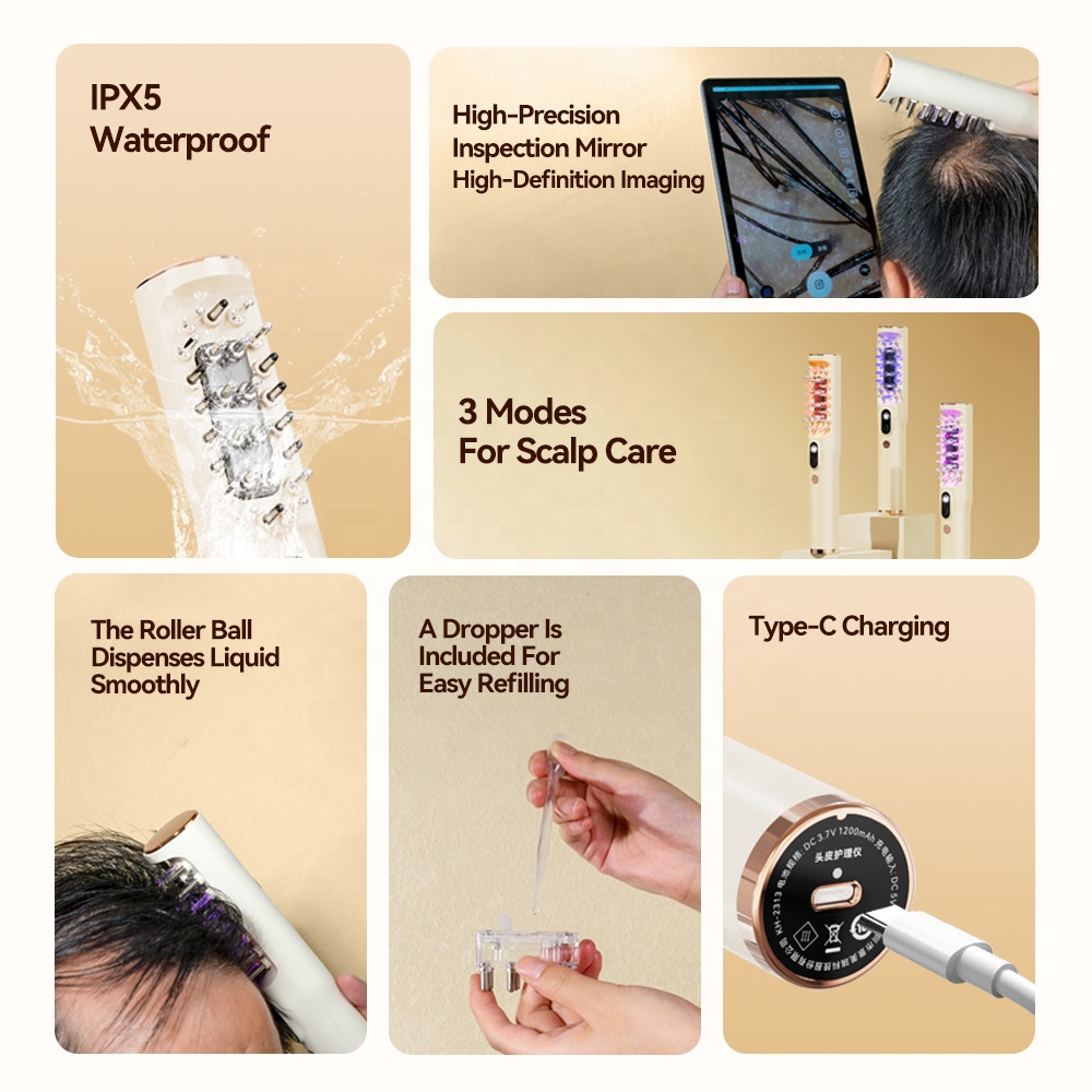 Hair Loss Treatment Comb Elect - огляд і ціна Hair Growth Serum Oil