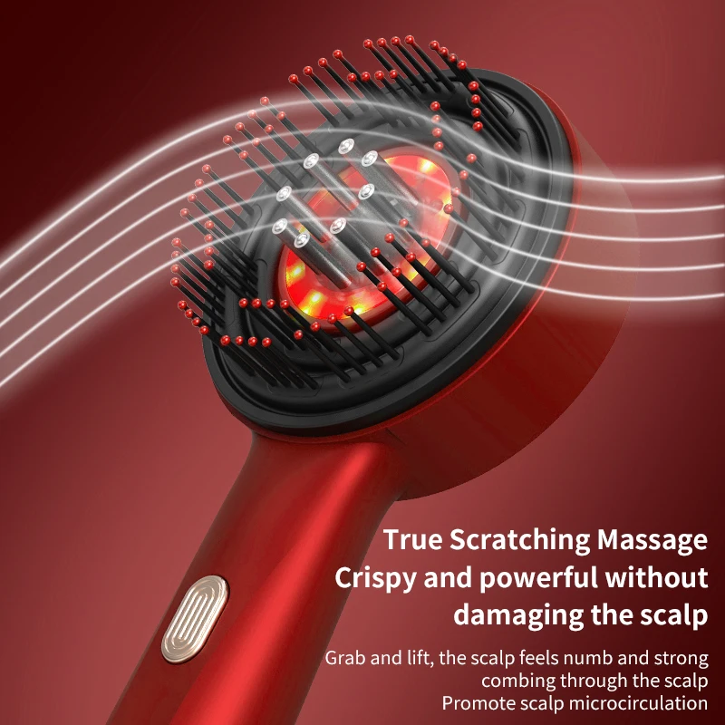 Scalp Massage Comb 630nm Infra - огляд і ціна Hair Growth Serum Oil