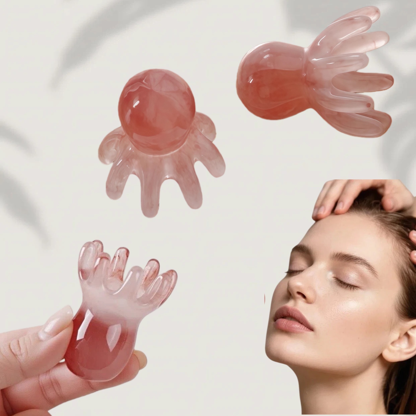 Cute Octopus Scalp Massage Com - огляд і ціна Hair Care Korean