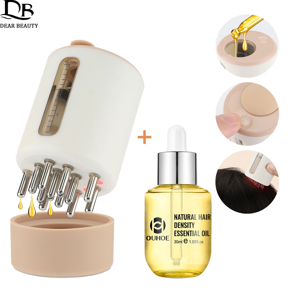 Electric Vibration Head Massag - огляд і ціна Hair Growth Serum Oil