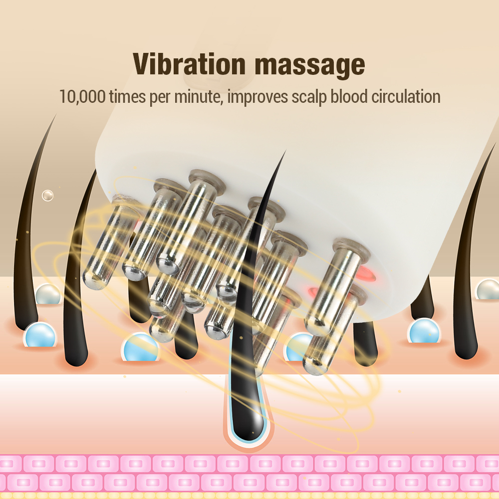 Electric Vibration Head Massag - огляд і ціна Hair Growth Serum Oil