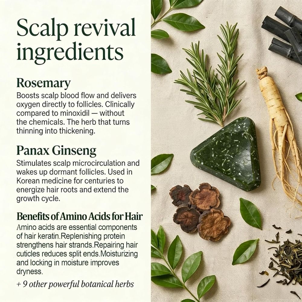 Rosemary Amino Acid Korean Sca - огляд і ціна Hair Care Korean