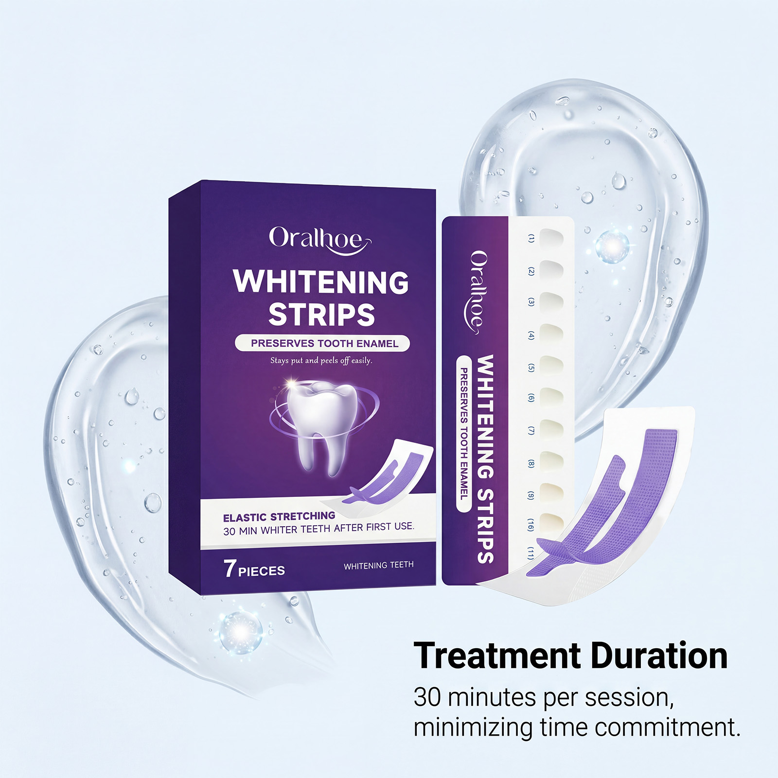 Purple Teeth Whitening Strips  - огляд і ціна Purple Toning Shampoo