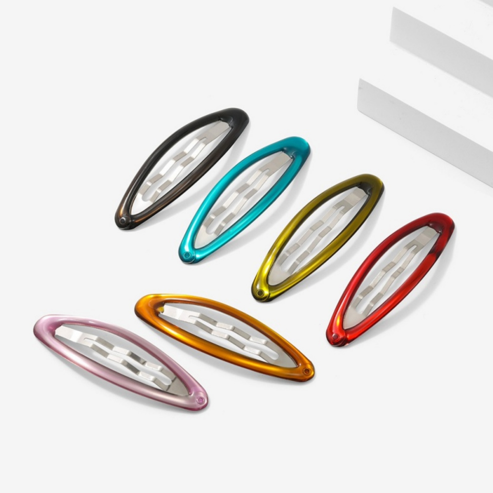 6PCS Solid Color Oil - Drip Ho - огляд і ціна Hair Care Korean