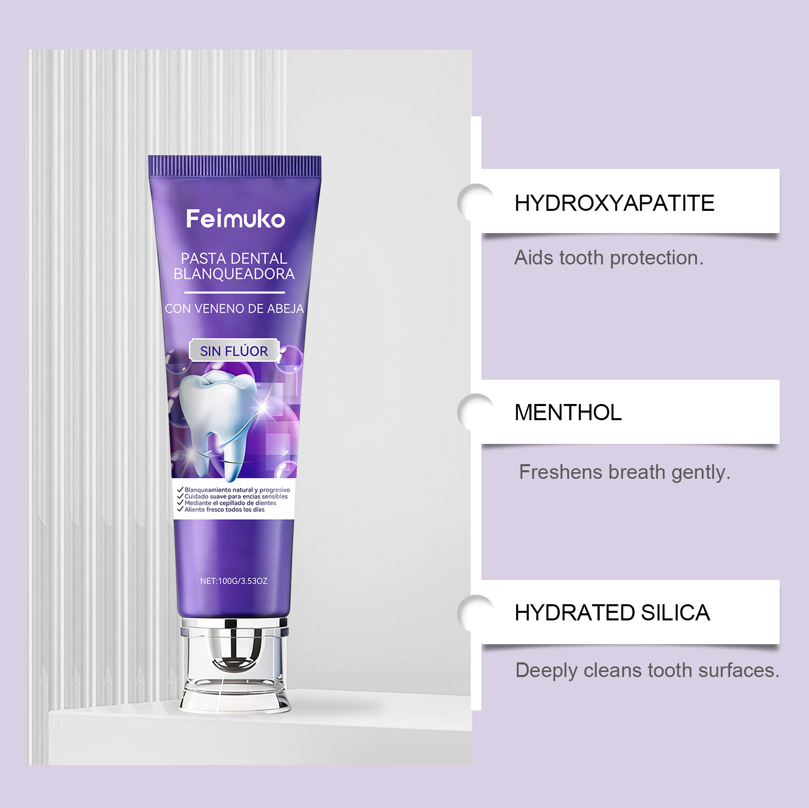 Bee Venom Purple Toothpaste Hy - огляд і ціна Purple Toning Shampoo