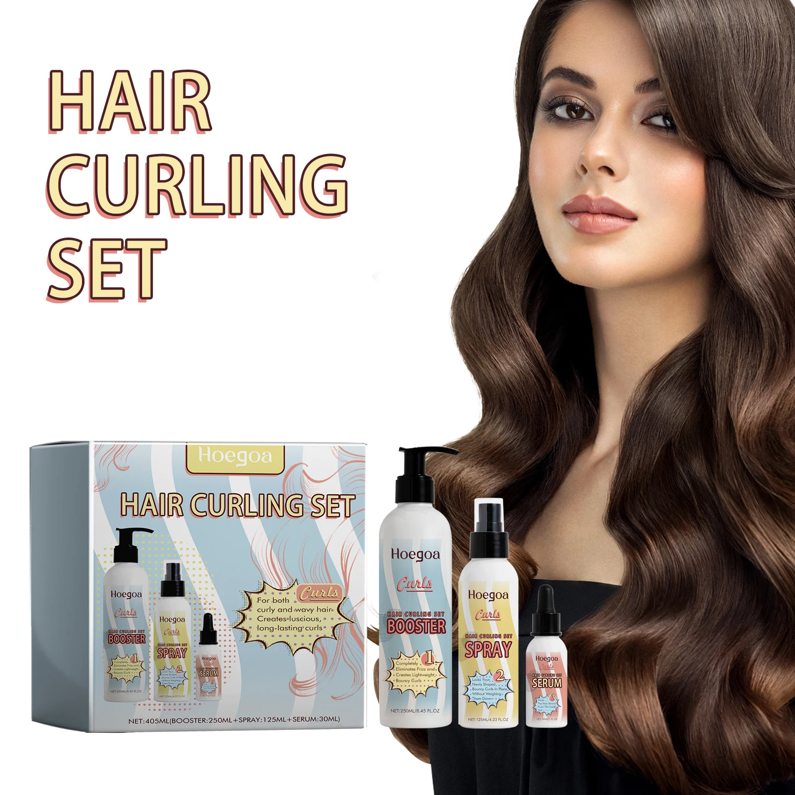 BabyHoegoa Fluffy Curly Hair C - огляд і ціна Hair Care Kit