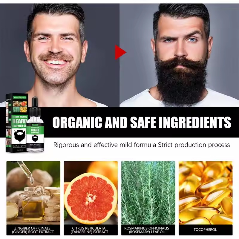Fast Natural Mature Men Beard  - огляд і ціна Hair Care Natural Products