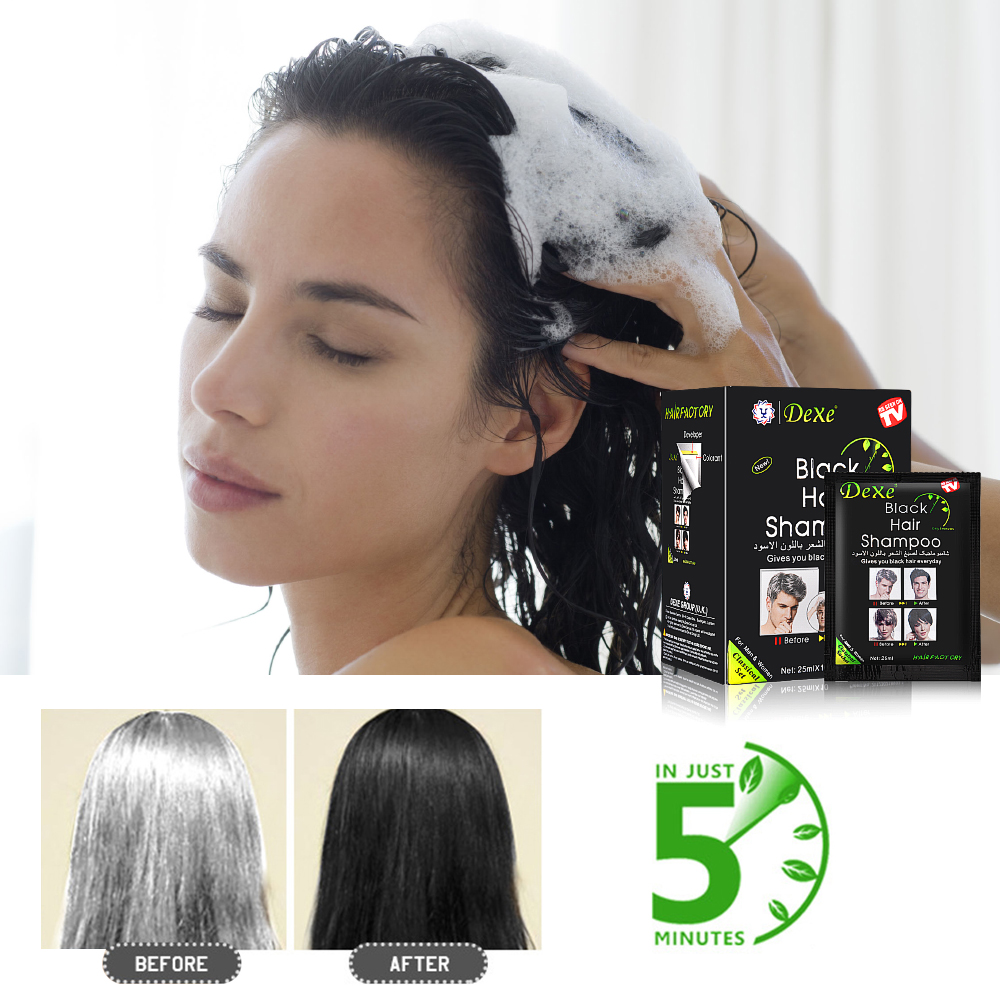 5 Mins Fast Black Hair Shampoo - огляд і ціна Hair Care Natural Products